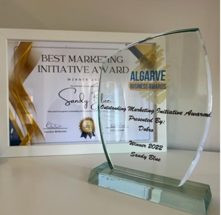 SandyBlue is a winner at the Algarve Business Awards!