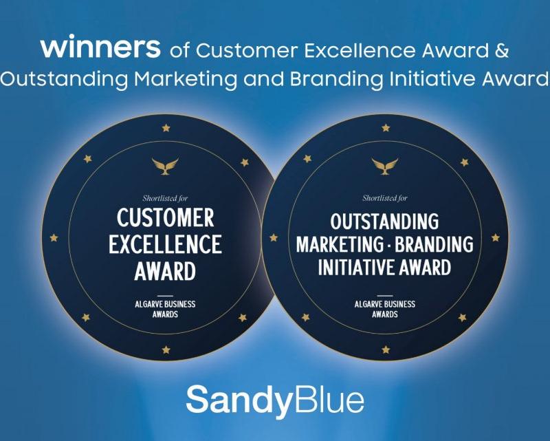 Algarve Business Awards 2023: SandyBlue win two awards!