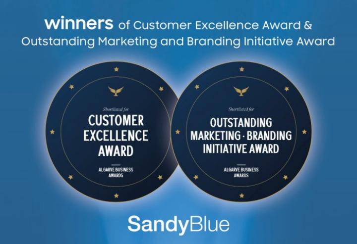 Algarve Business Awards 2023: SandyBlue win two awards!