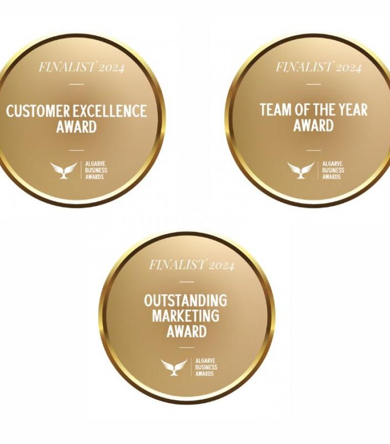 Algarve Business Awards 2024: SandyBlue are finalists for 4 awards!