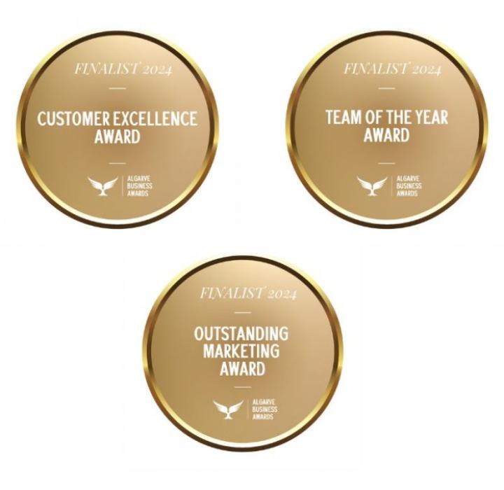 Algarve Business Awards 2024: SandyBlue are finalists for 4 awards!